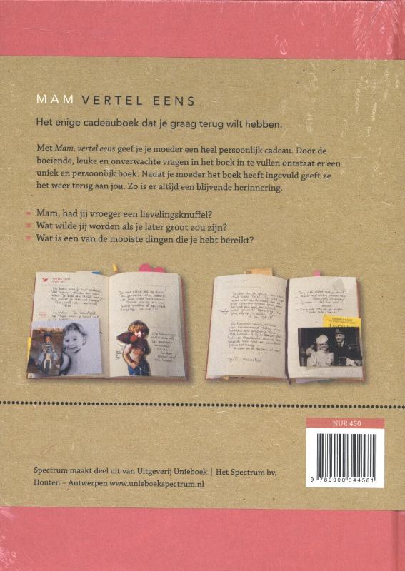 Achterkant van Mam, vertel eens