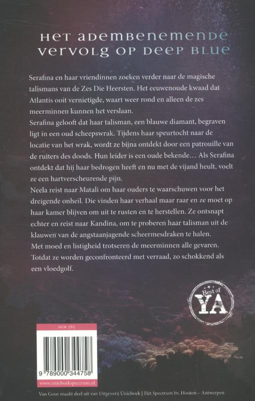 Achterkant van De blauwe diamant