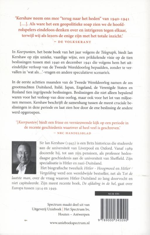 Achterkant van Keerpunten