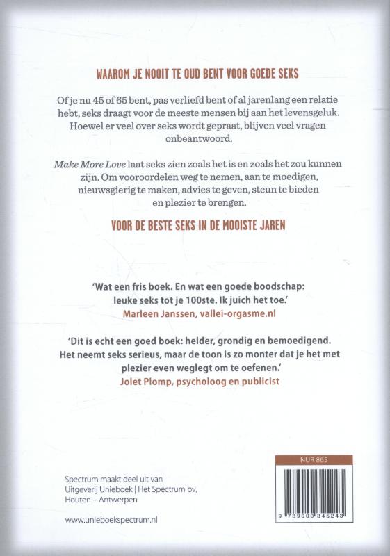 Achterkant van Make more love