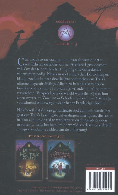 Achterkant van De geheimzinnige gang