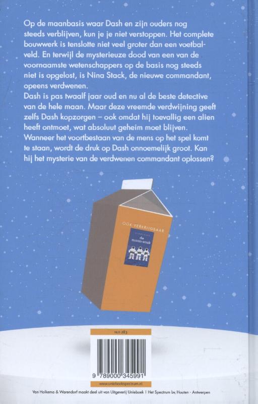 Achterkant van Het maan-mysterie