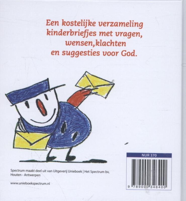 Achterkant van Lieve meneer God