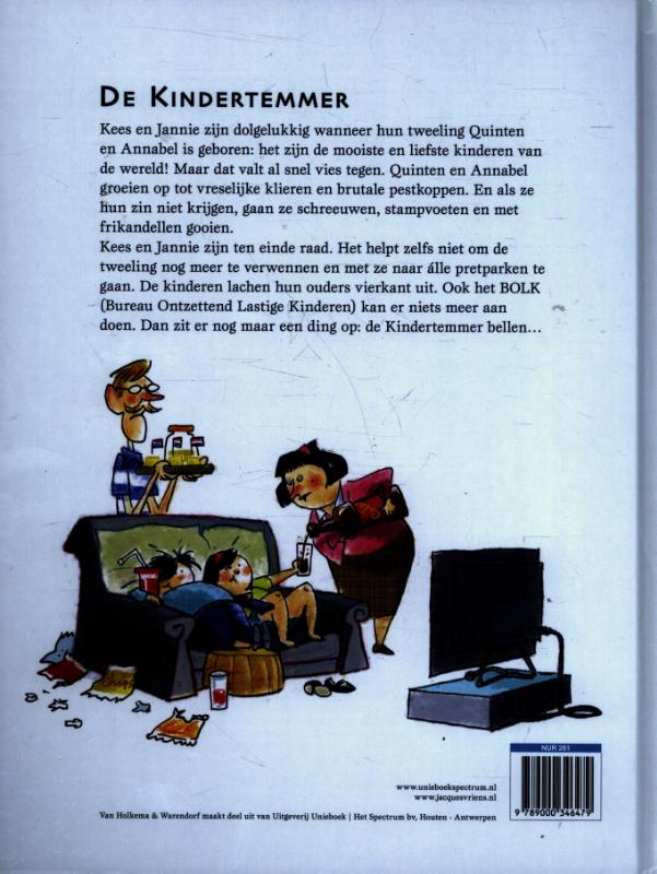 Achterkant van De kindertemmer