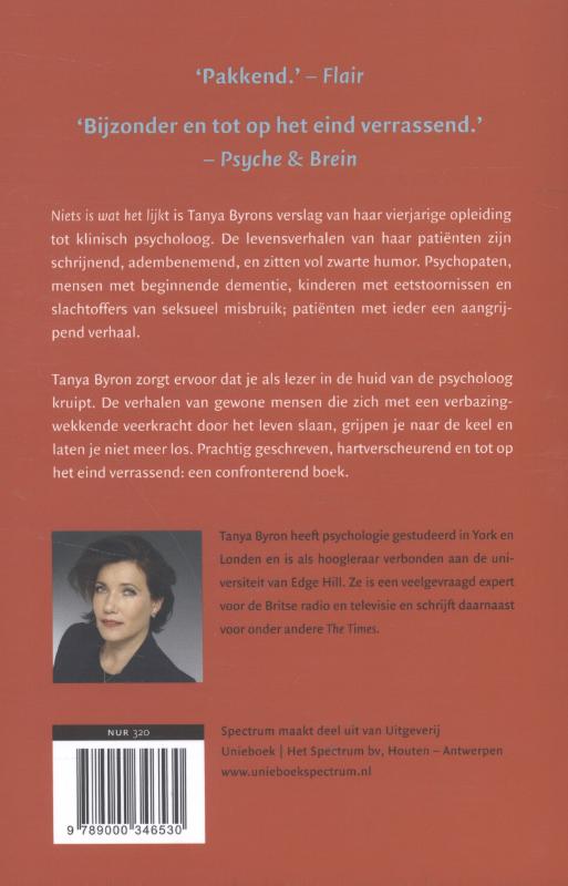 Achterkant van Niets is wat het lijkt