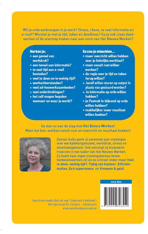 Achterkant van Het betere werken!