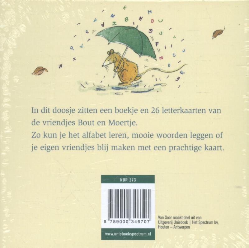 Achterkant van Bout en Moertje ABC