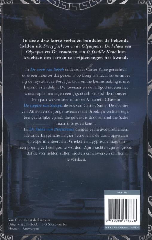 Achterkant van Percy Jackson en de andere helden