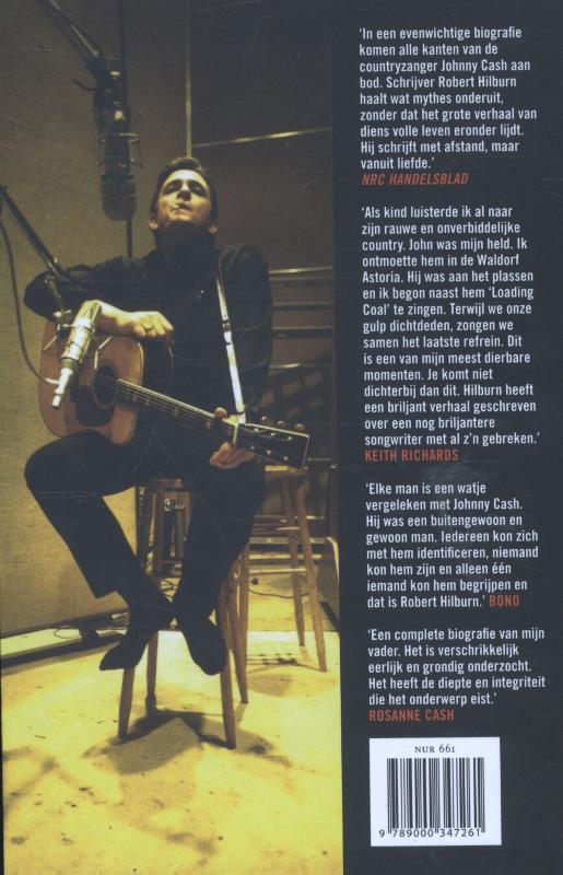 Achterkant van Johnny Cash