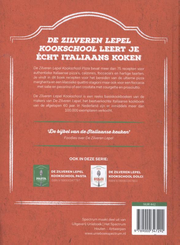 Achterkant van Pizza