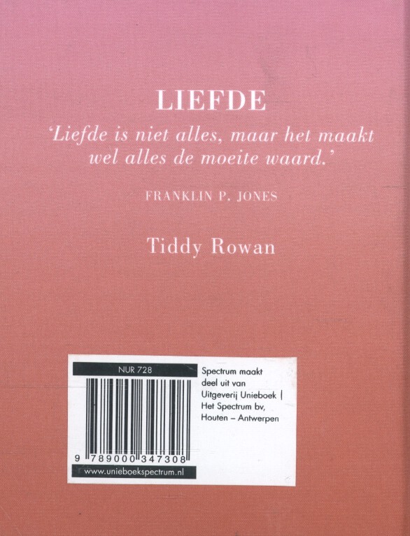 Achterkant van Het kleine boek vol liefde