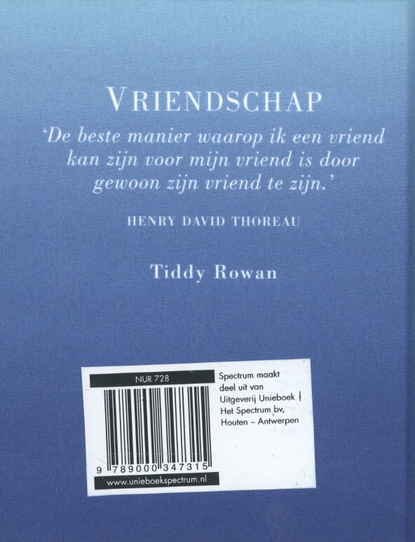 Achterkant van Het kleine boek vol vriendschap