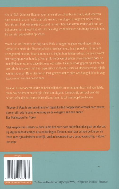 Achterkant van Eleanor & Park
