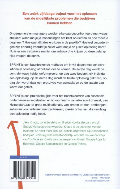 Achterkant van SPRINT