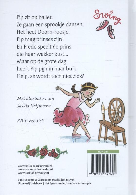 Achterkant van Een roos voor Pip