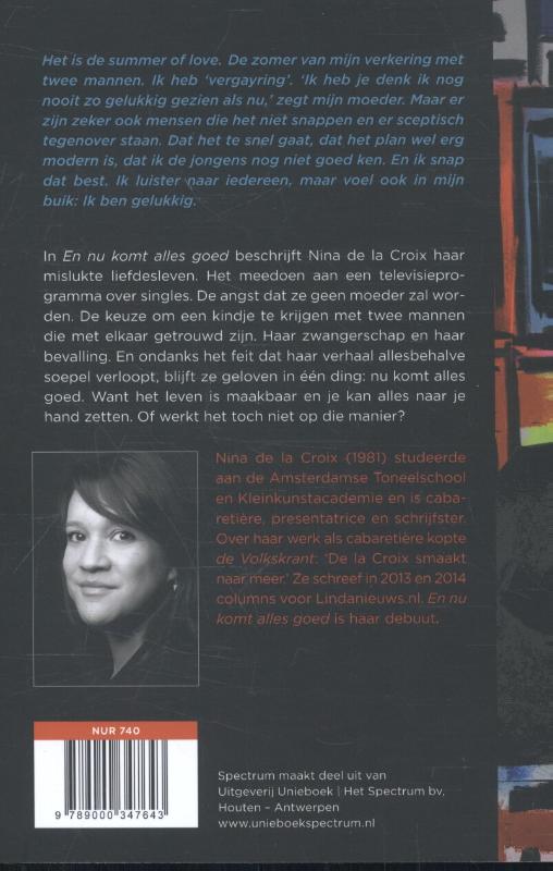 Achterkant van En nu komt alles goed