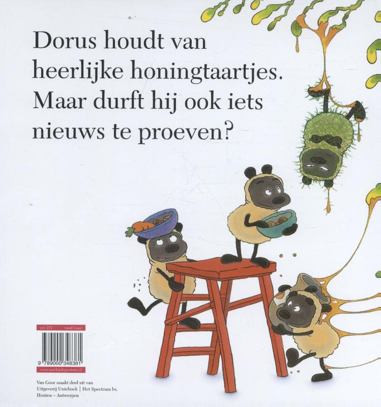 Achterkant van Lekker, taart!