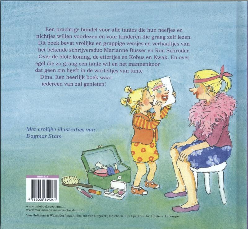 Achterkant van Het voorleesboek voor de allerliefste tante!