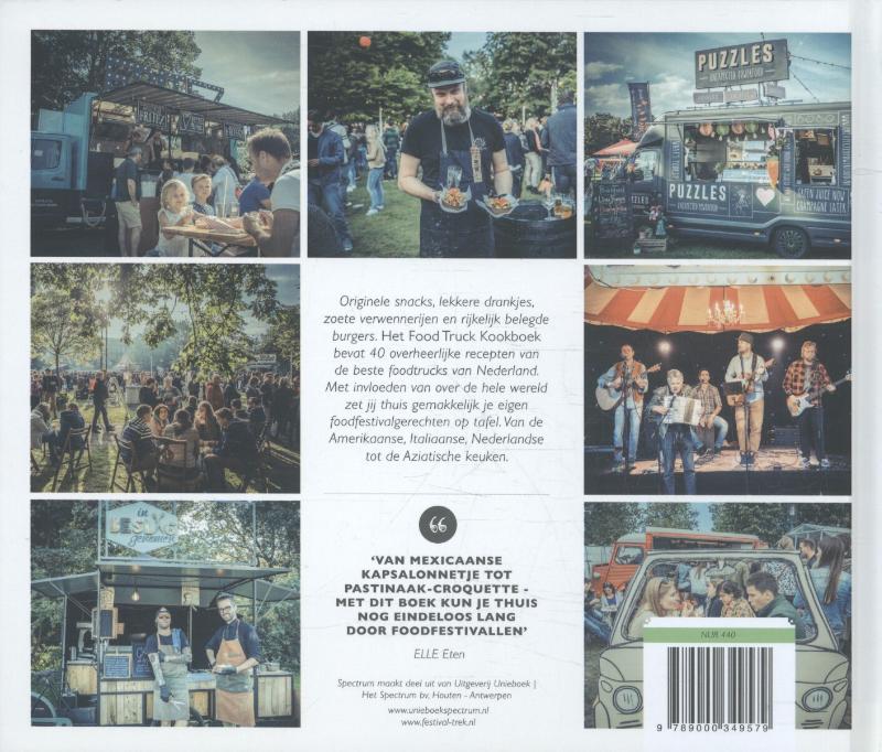 Achterkant van Het food Truck Kookboek