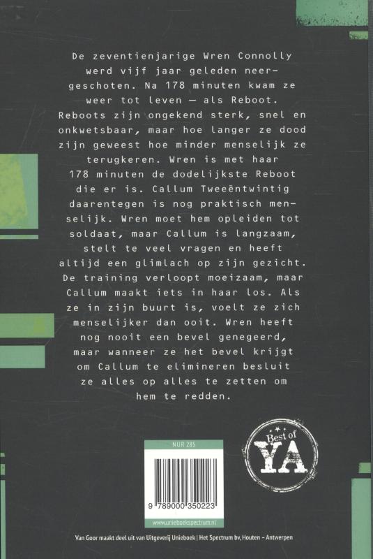 Achterkant van Reboot