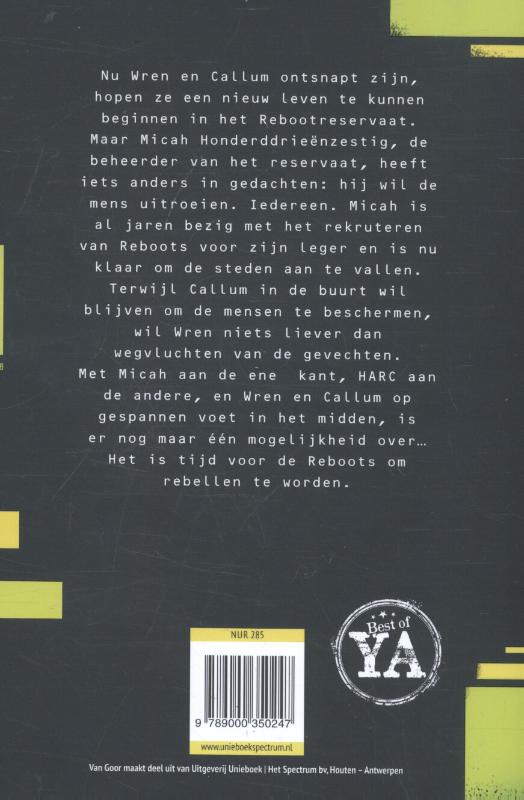 Achterkant van Rebel
