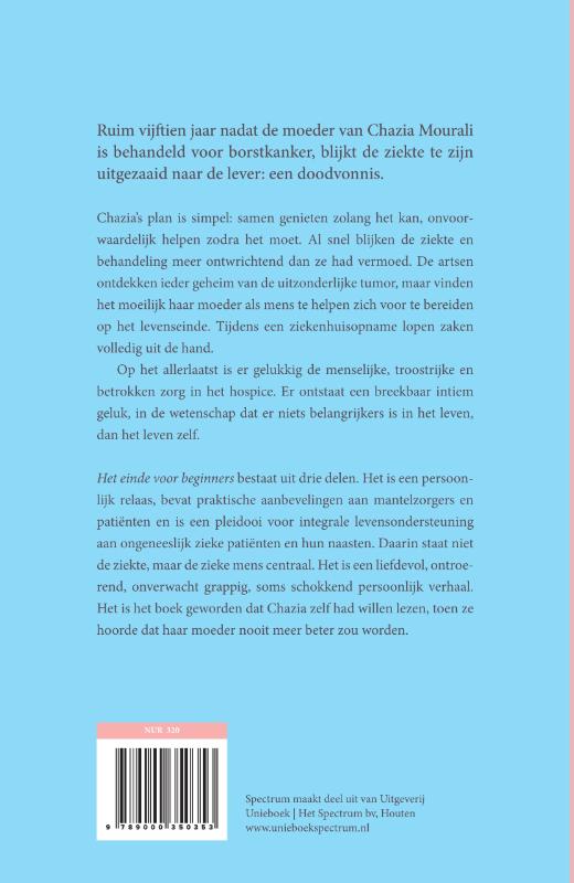 Achterkant van Het einde voor beginners