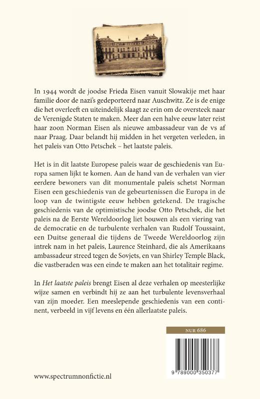 Achterkant van Het laatste paleis