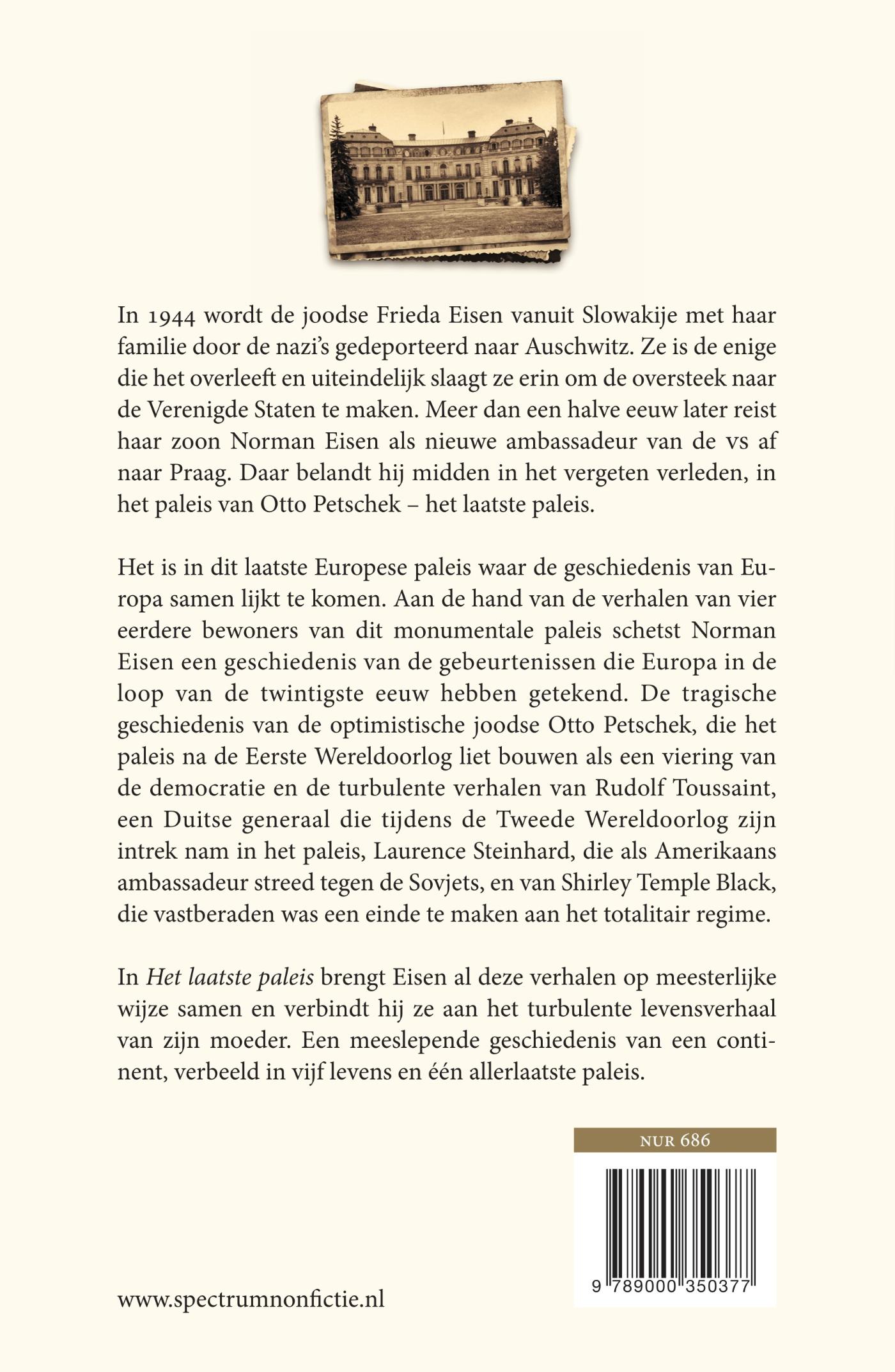 Achterkant van Het laatste paleis