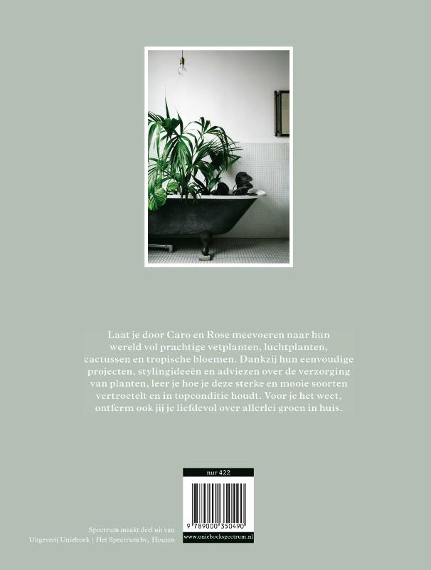 Achterkant van Wonen met planten