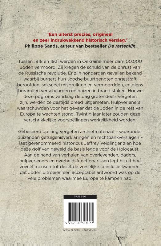 Achterkant van Midden in het beschaafde Europa