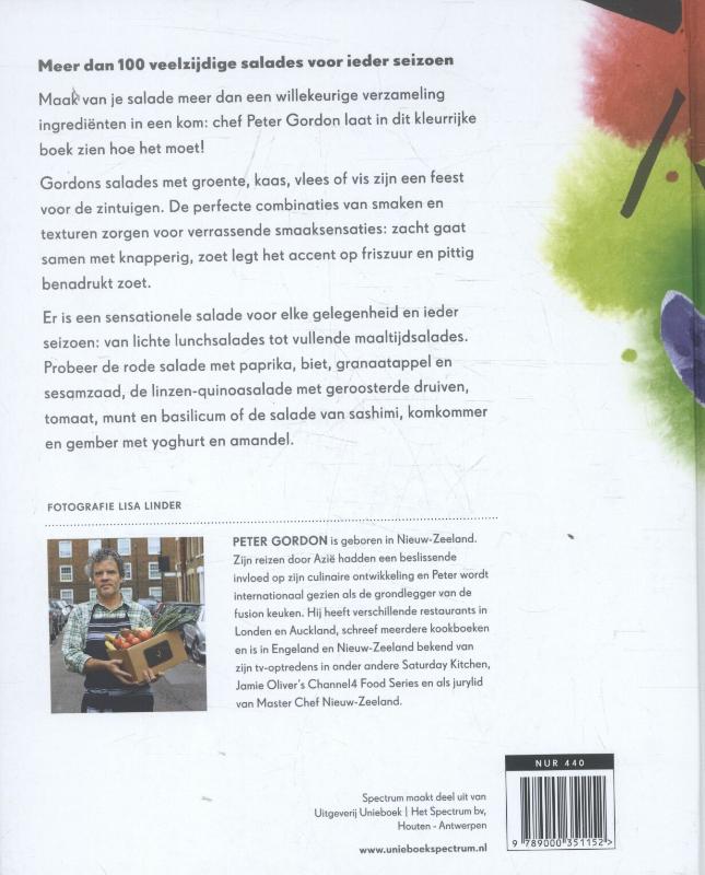 Achterkant van Sensationele salades