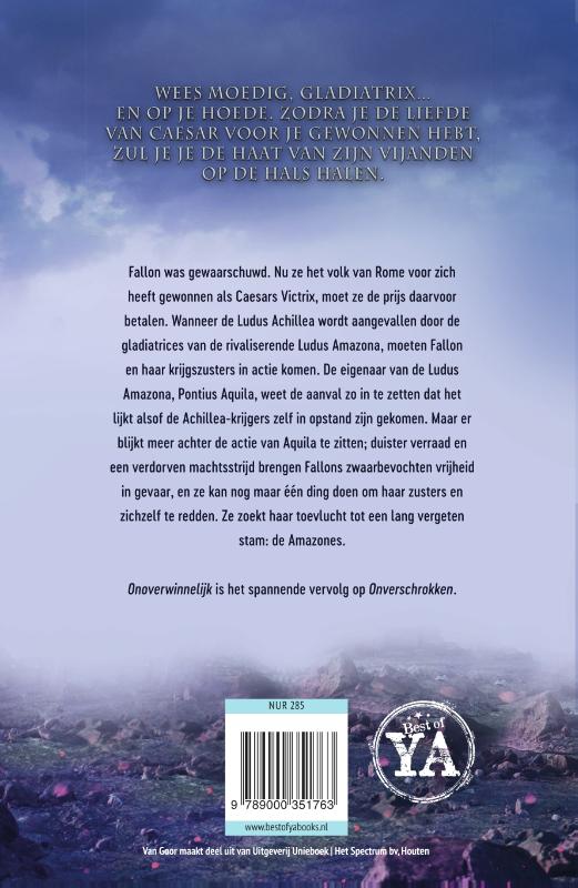 Achterkant van Onoverwinnelijk