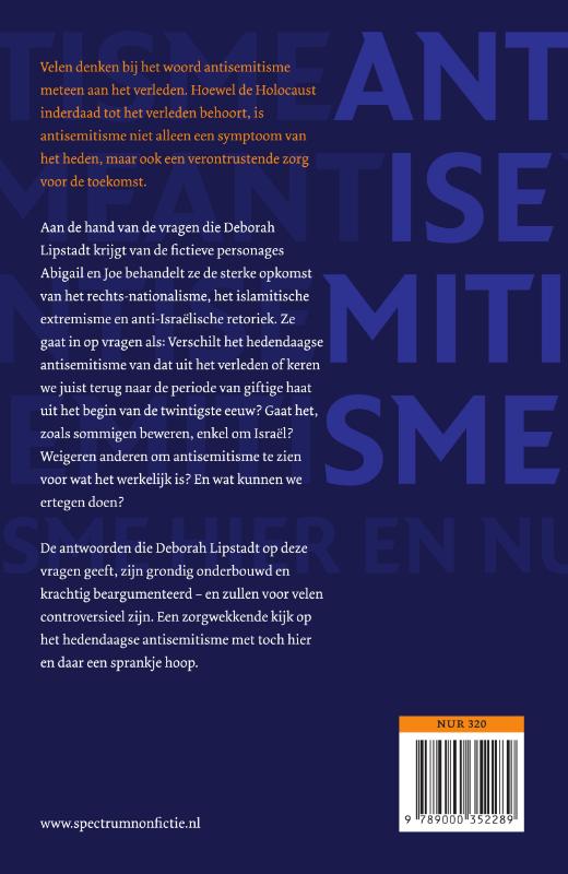 Achterkant van Antisemitisme hier en nu