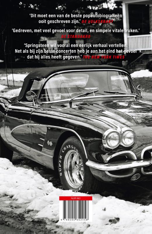 Achterkant van Born to Run