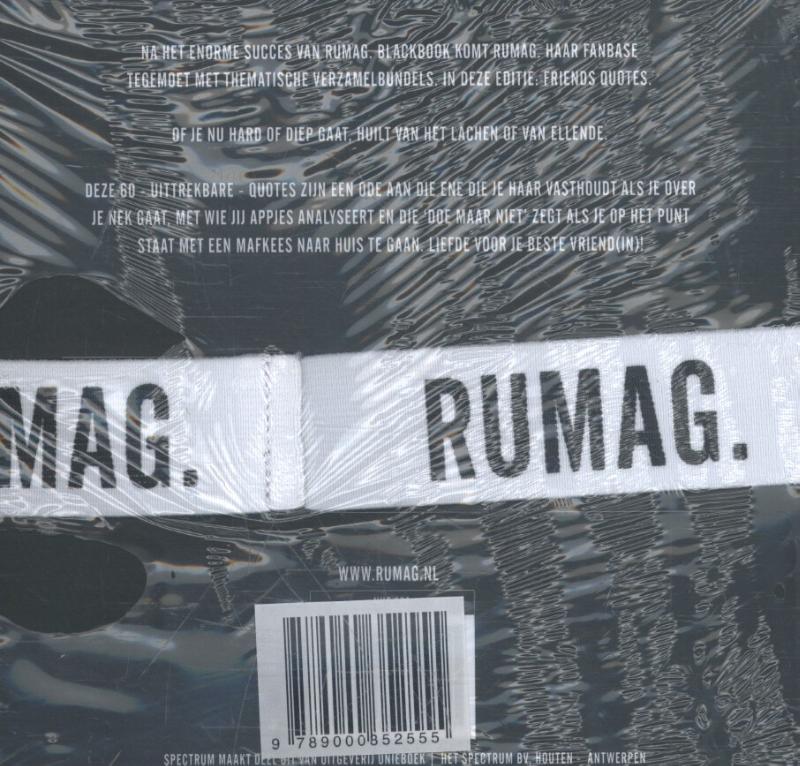 Achterkant van RUMAG. 3 in 1