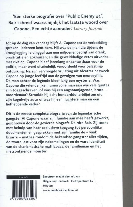 Achterkant van Al Capone