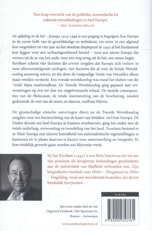 Achterkant van De afdaling in de hel