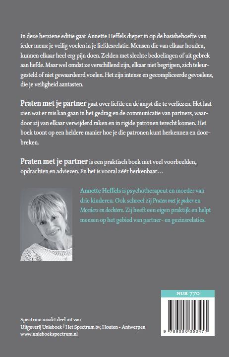 Achterkant van Praten met je partner