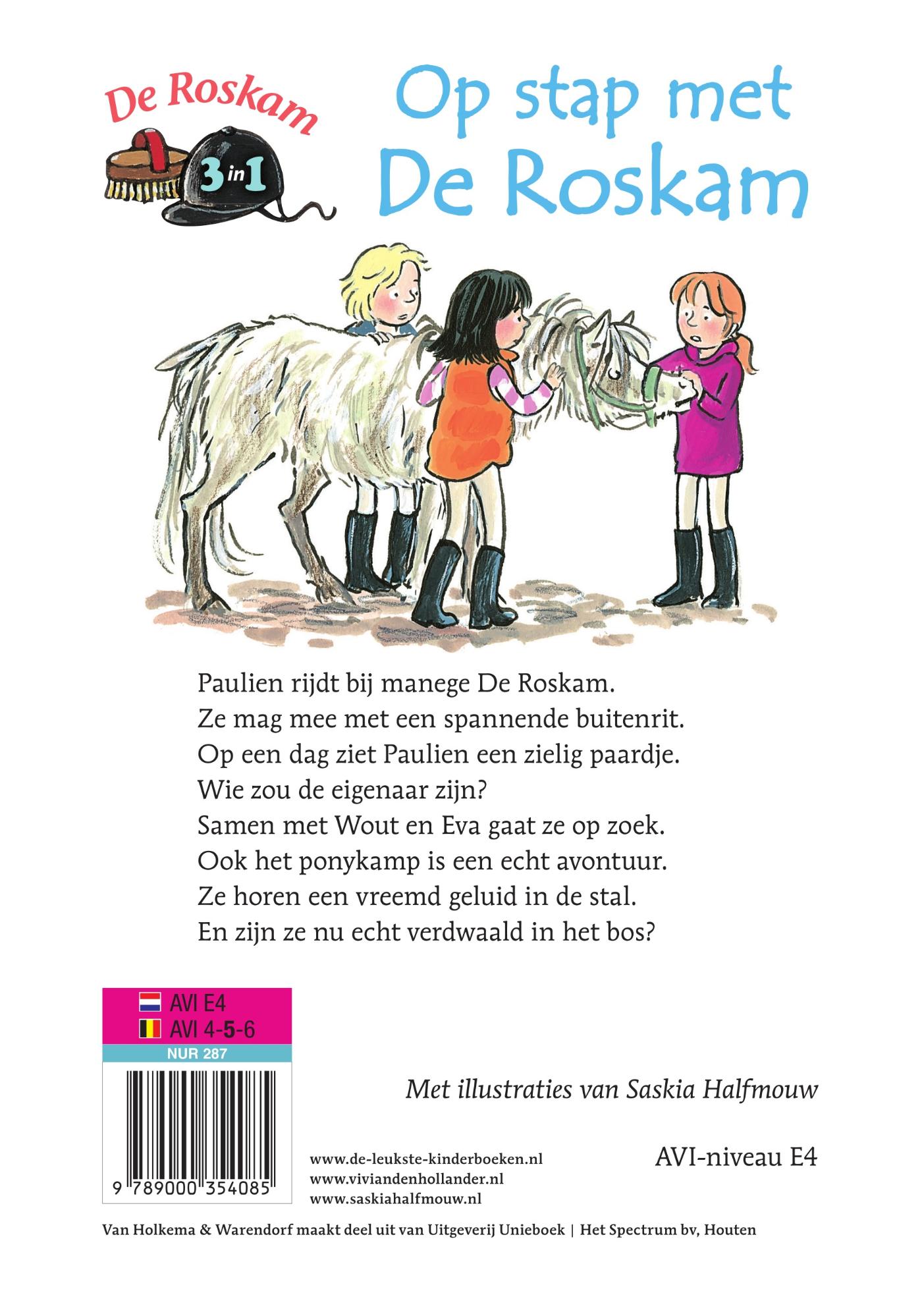 Achterkant van Op stap met De Roskam