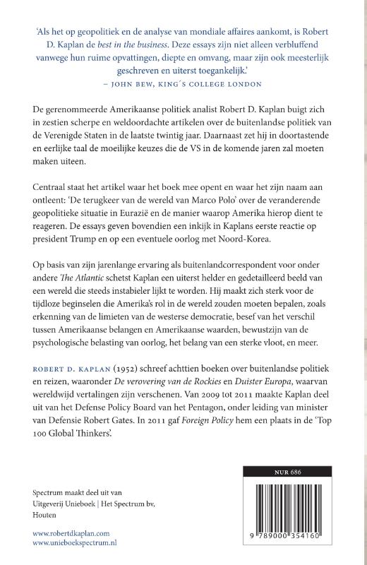 Achterkant van De terugkeer van de wereld van Marco Polo