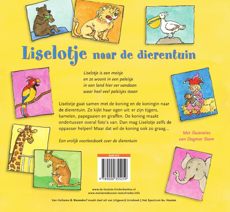 Achterkant van Liselotje naar de dierentuin