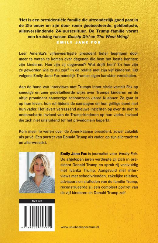 Achterkant van De familie Trump