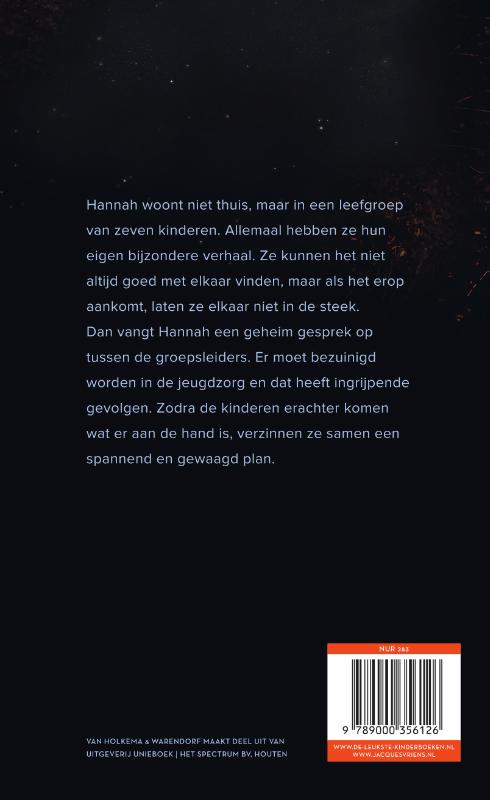 Achterkant van Niet thuis