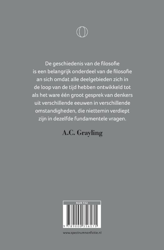 Achterkant van De geschiedenis van de filosofie