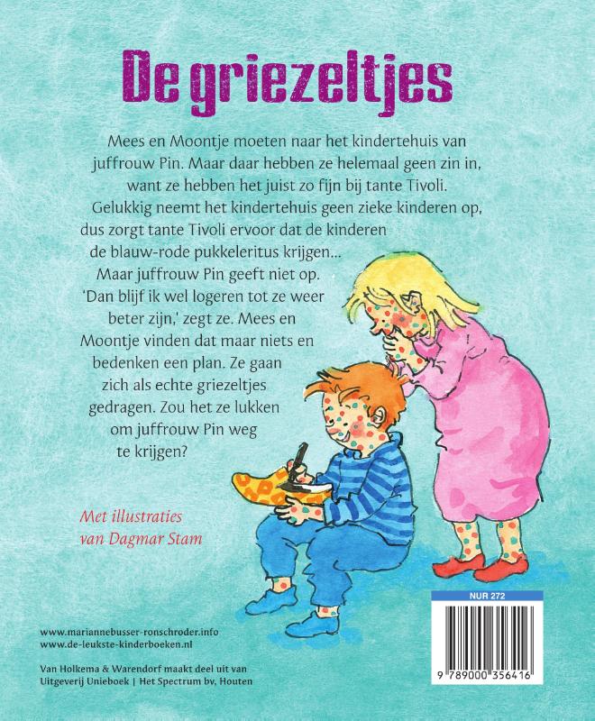 Achterkant van De griezeltjes