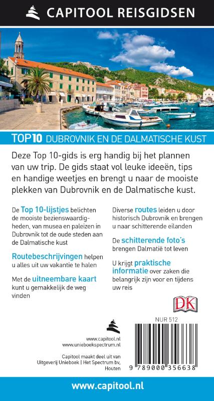 Achterkant van Dubrovnik