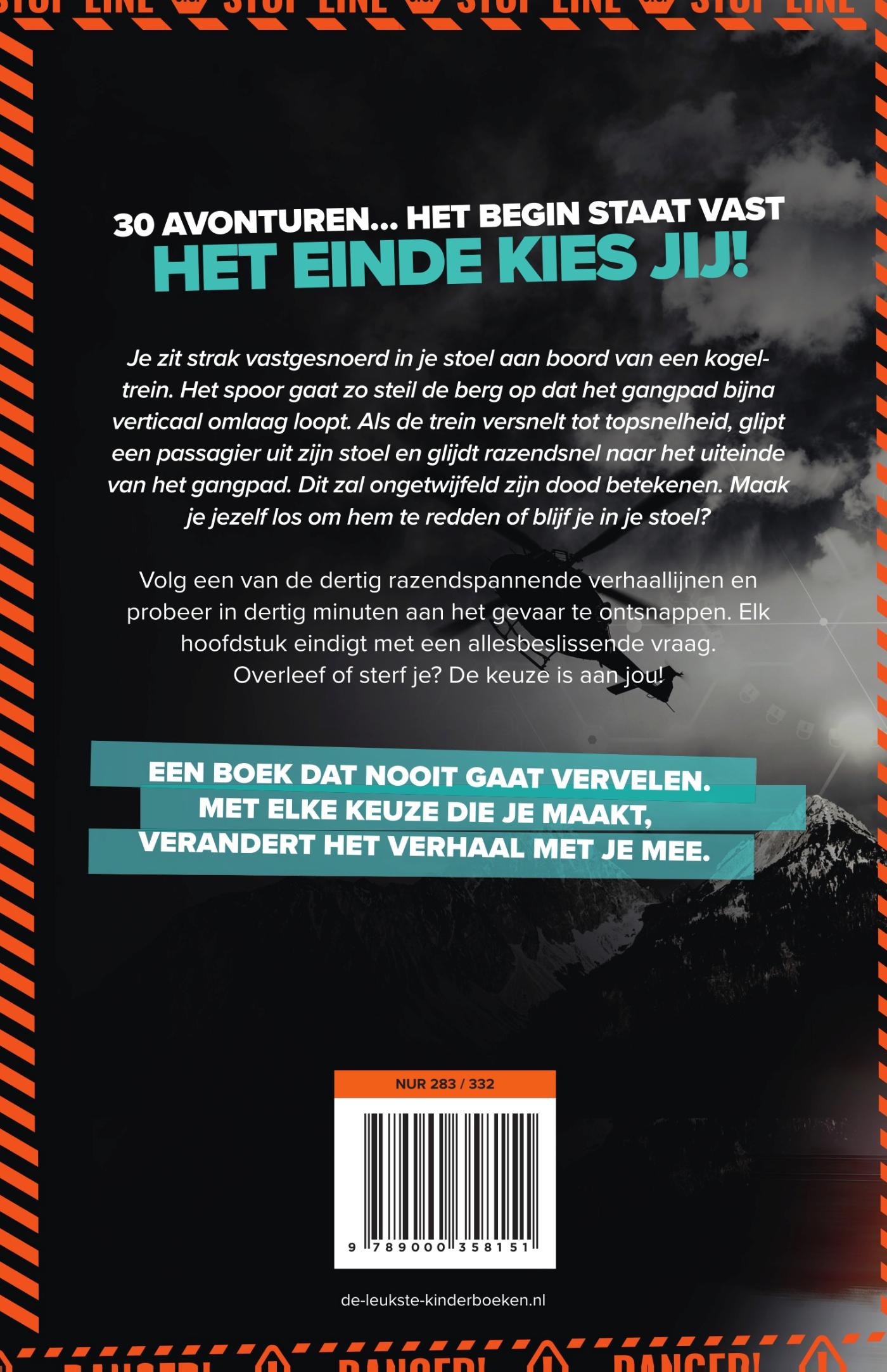 Achterkant van Gevaar op grote hoogte