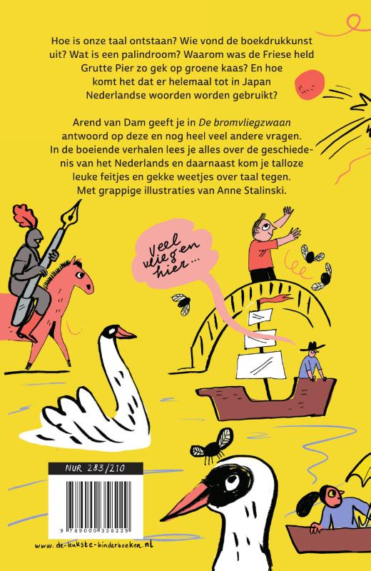 Achterkant van De bromvliegzwaan