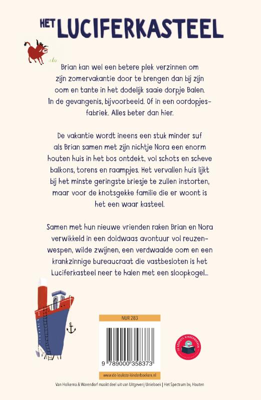 Achterkant van Het luciferkasteel