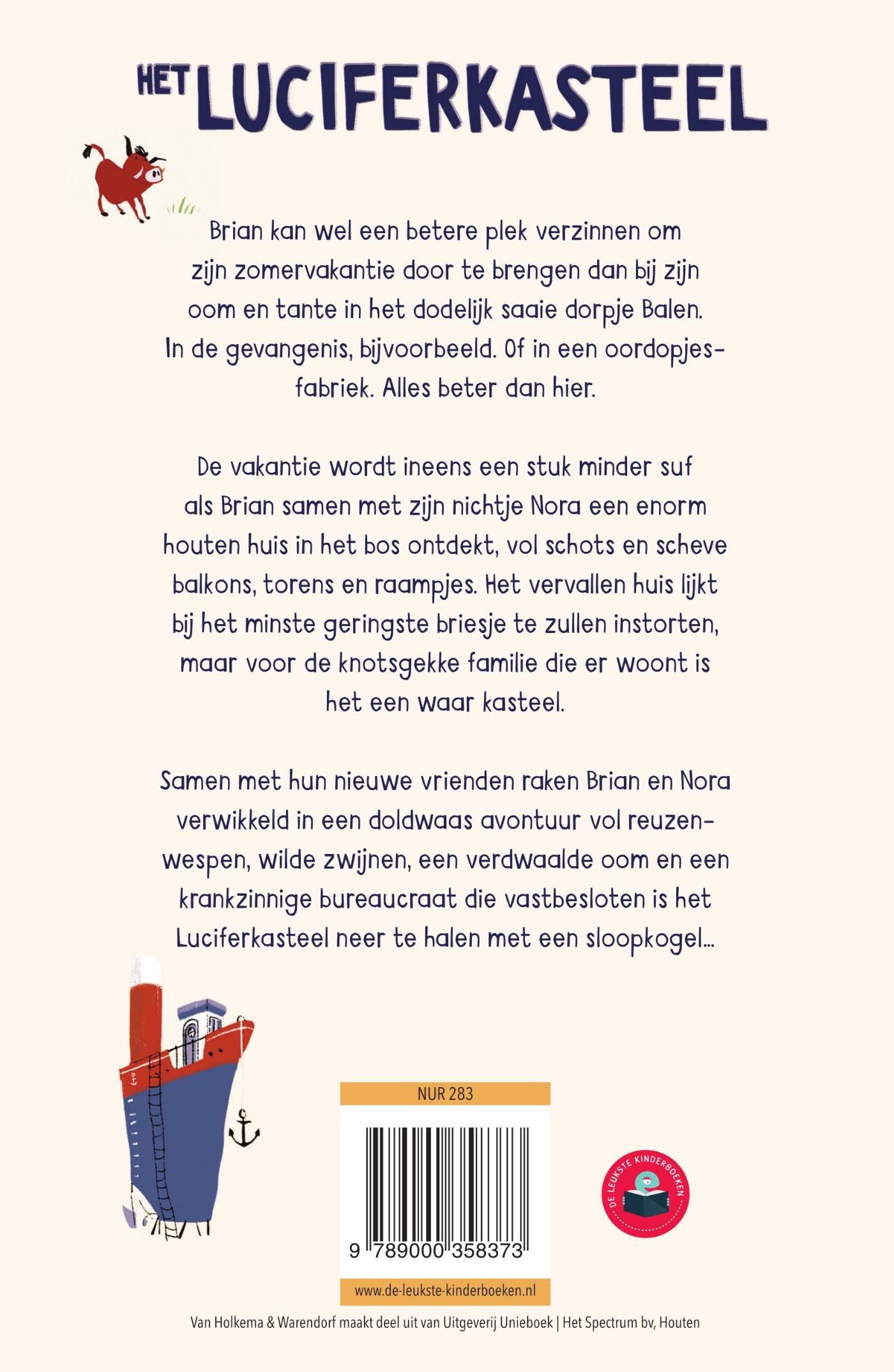 Achterkant van Het luciferkasteel